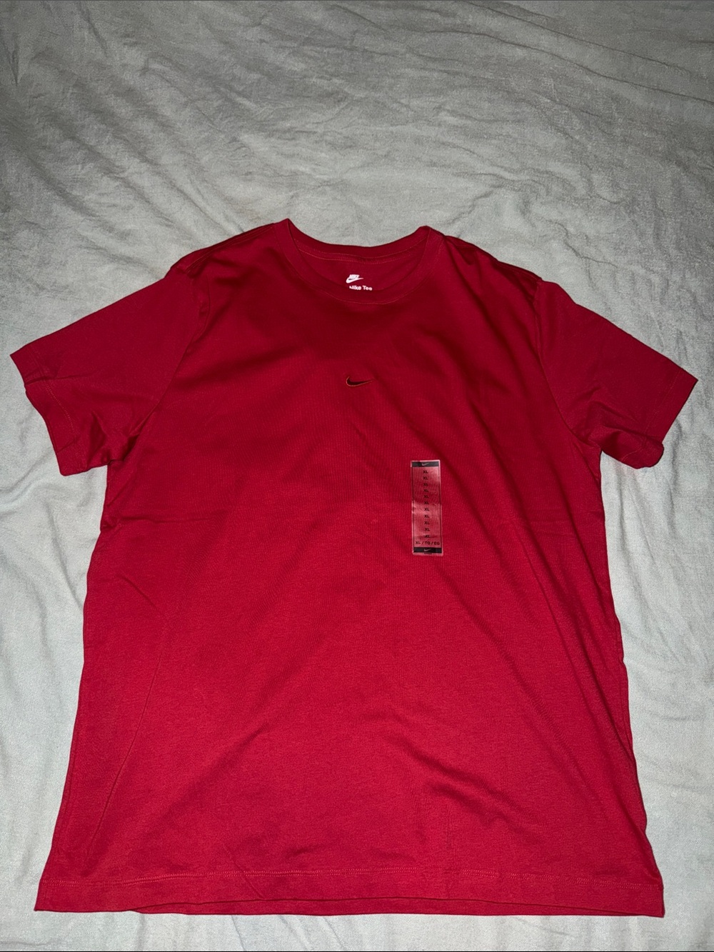 Nike Men's Red Short Sleeve Crew Tee